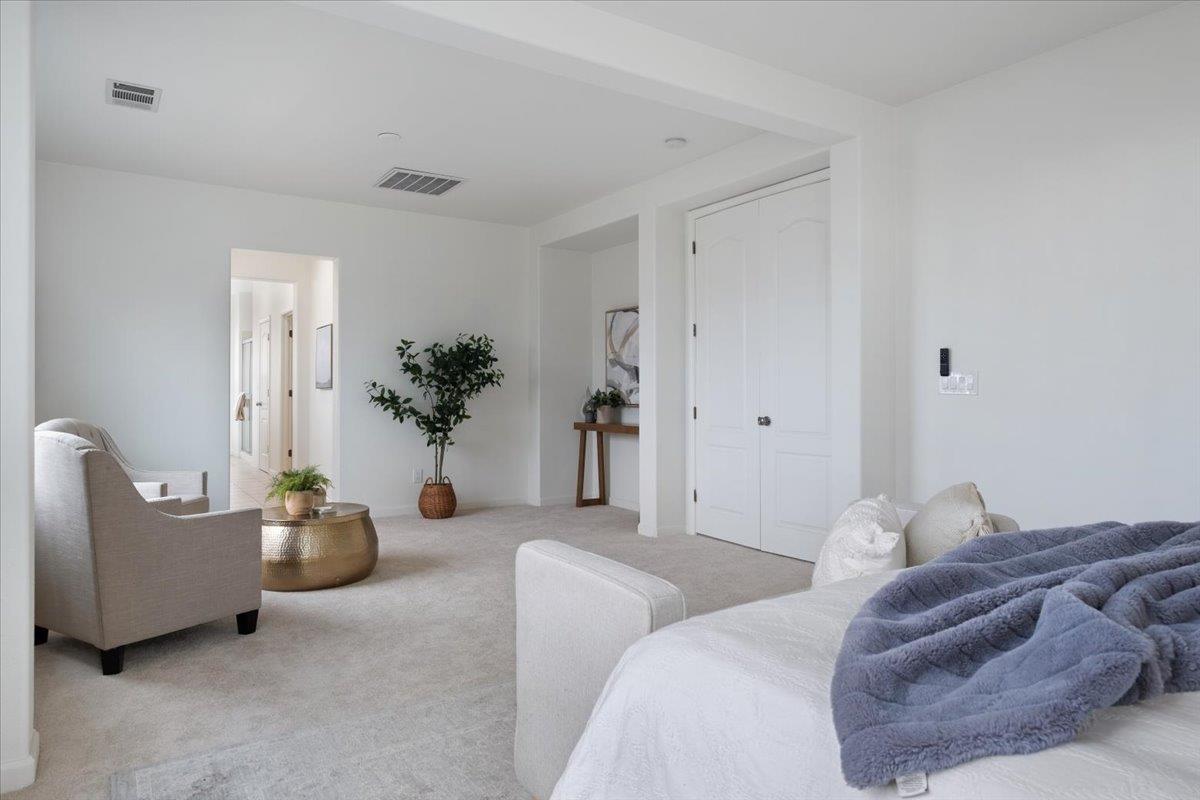 2413 Ventana View Way Modesto, CA 95355 - Photo 25 of 51 a bedroom with furniture and a potted plant
