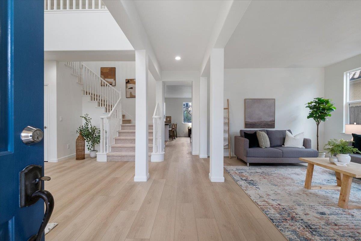 2413 Ventana View Way Modesto, CA 95355 - Photo 5 of 51 a living room with furniture and a wooden floor