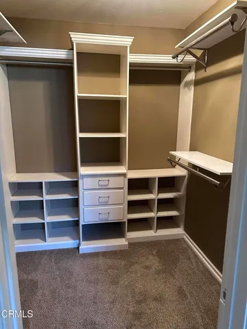 a view of walk in closet
