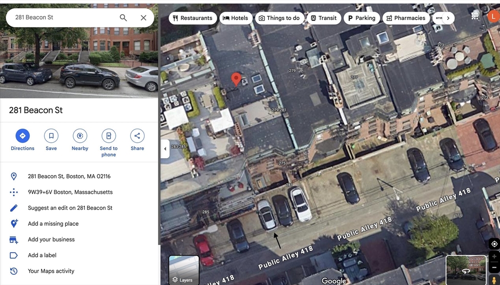 281 Beacon Street, Unit PARKING Boston, MA 02116 - Photo 2 of 2