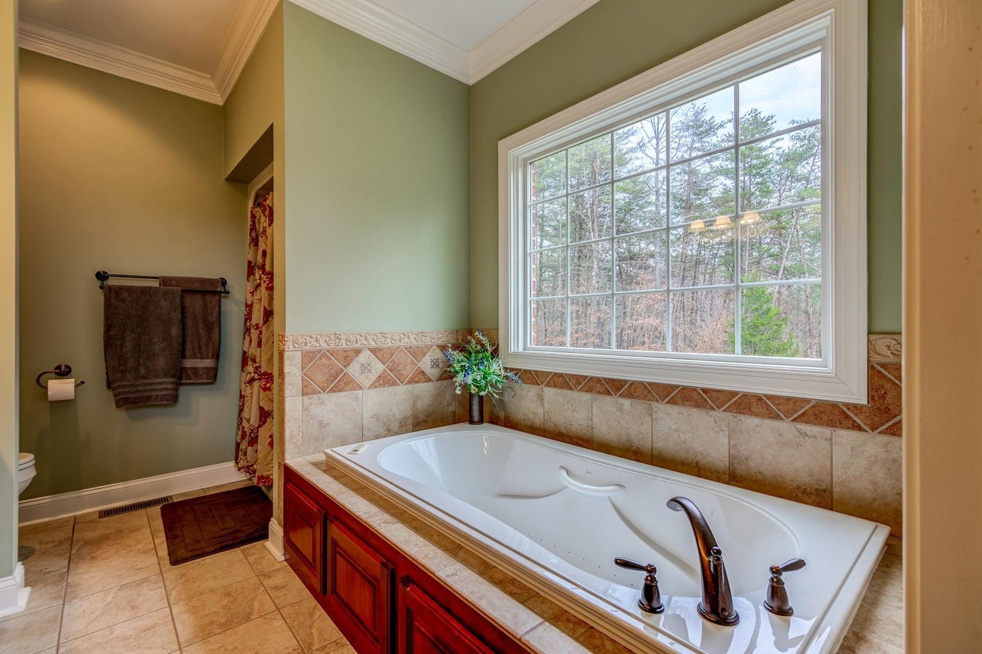 565 Charlie Road Hardy, VA 24101 - Photo 25 of 58 a bath tub sitting next to a window