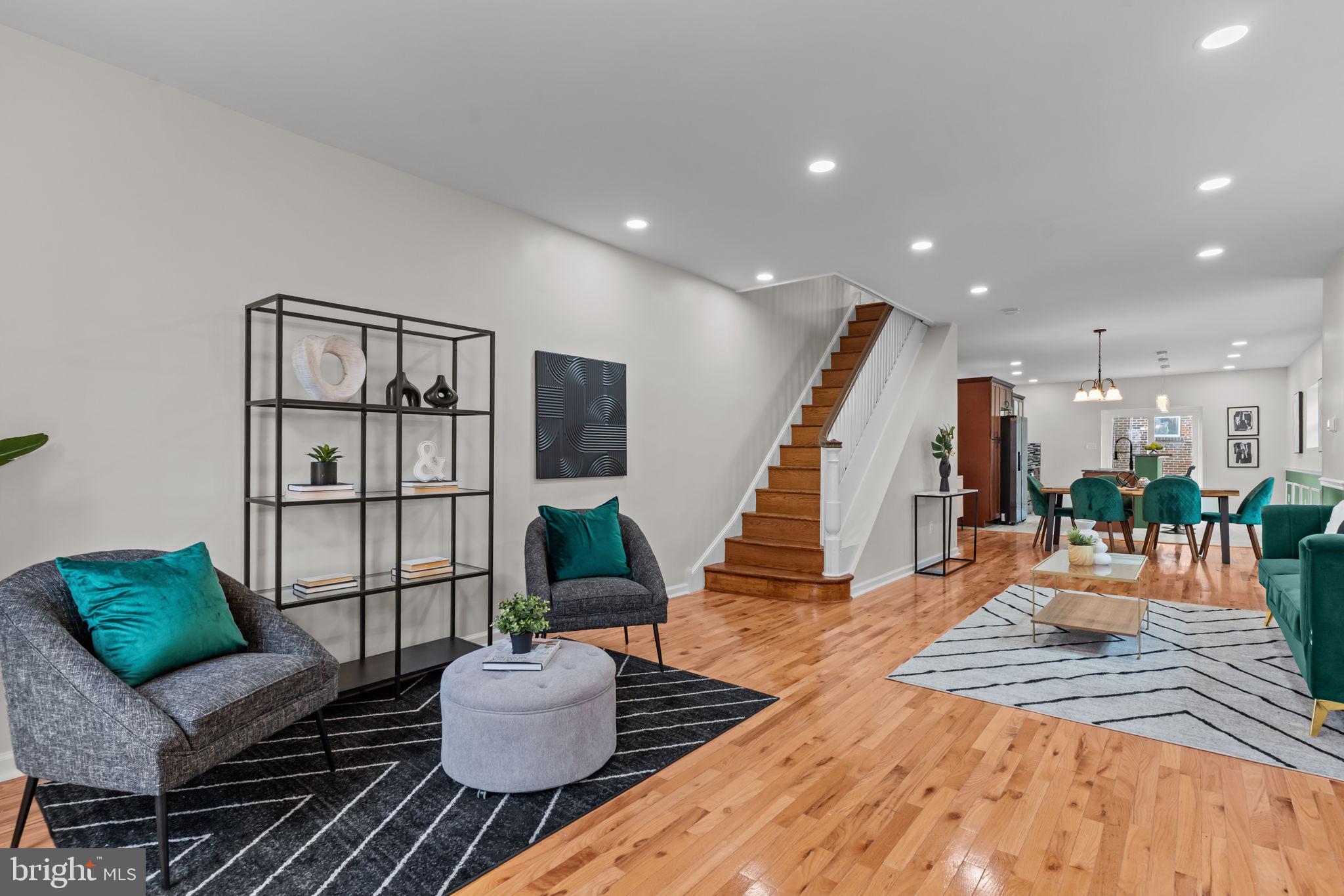 2142 North 58th Street Philadelphia, PA 19131 - Photo 3 of 36 a living room with furniture and wooden floor