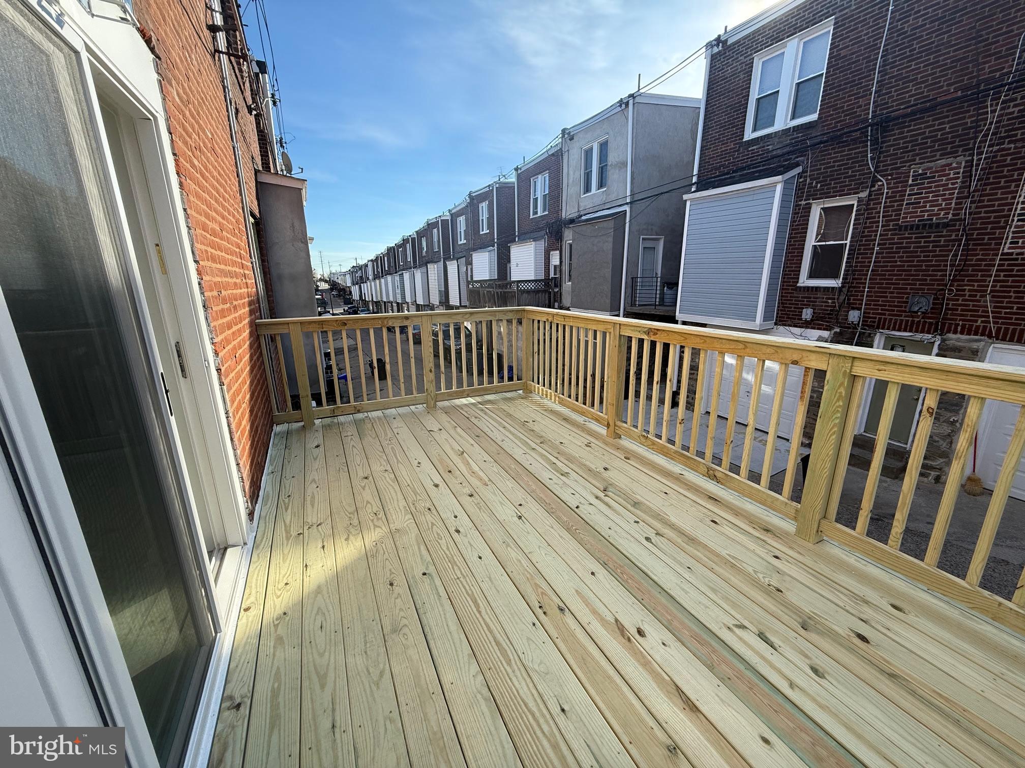 2142 North 58th Street Philadelphia, PA 19131 - Photo 33 of 36 a view of balcony with wooden floor