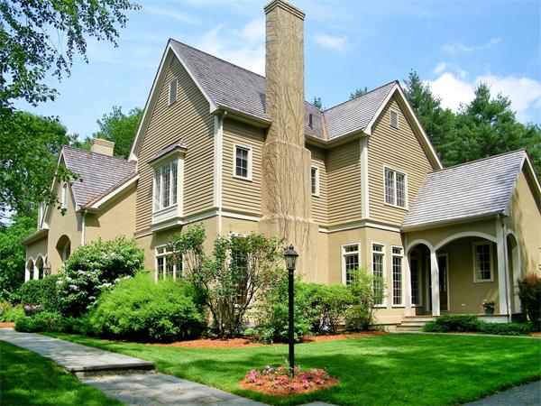 6 Preservation Way Medfield, MA 02052 - Photo 25 of 30 a front view of a house with a yard and trees
