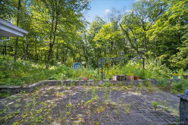 a view of a wooden fence