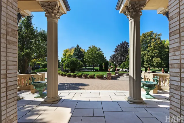 a view of a entryway door front of house
