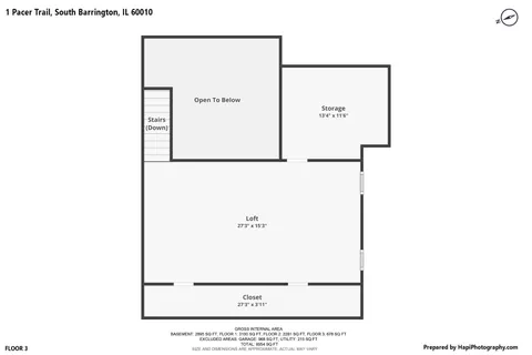 $2,495,000 | 1 Pacer Trail, South Barrington, IL 60010