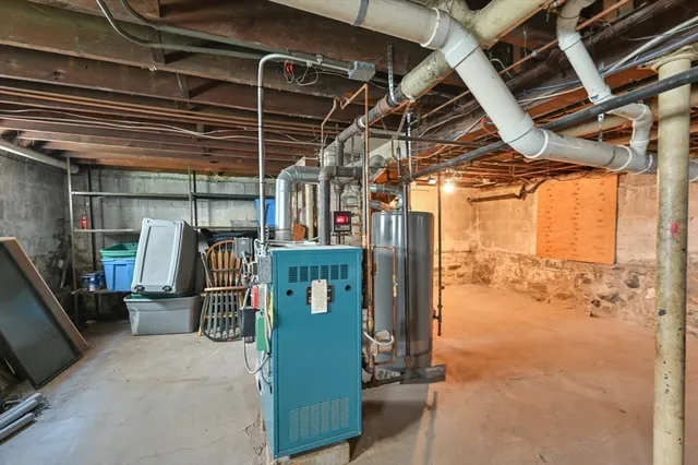 a view of storage and utility room