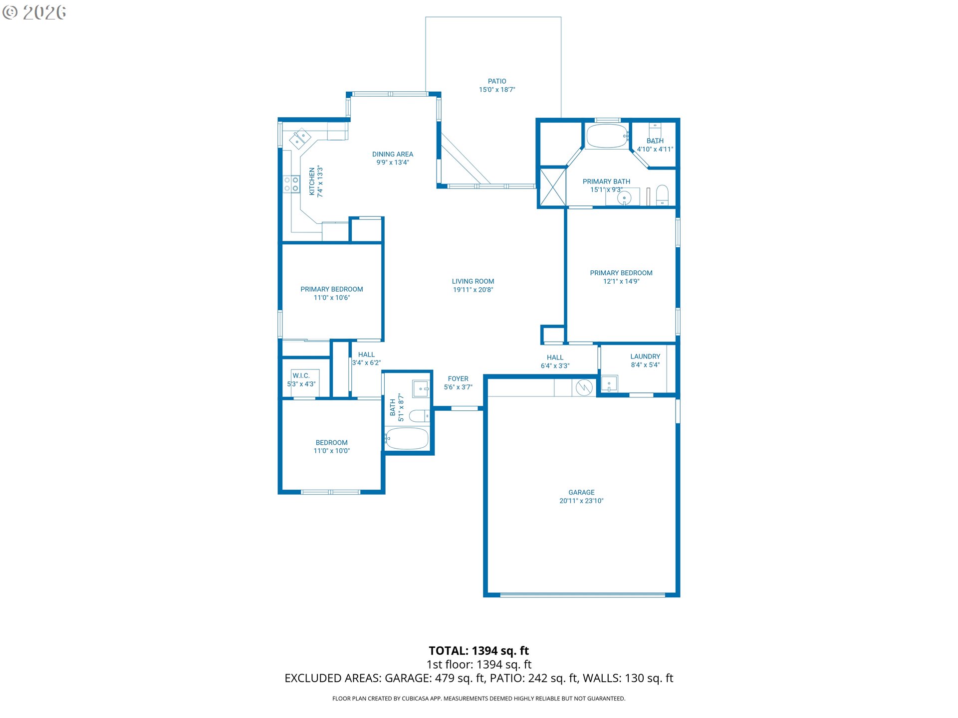 1101 B Avenue La Grande, OR 97850 - Photo 35 of 35 a picture of a floor plan
