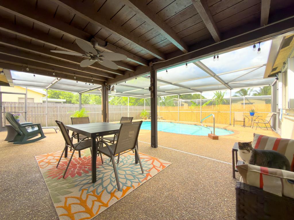 4941 Southwest 10th Street Margate, FL 33068 - Photo 37 of 56 Covered patio