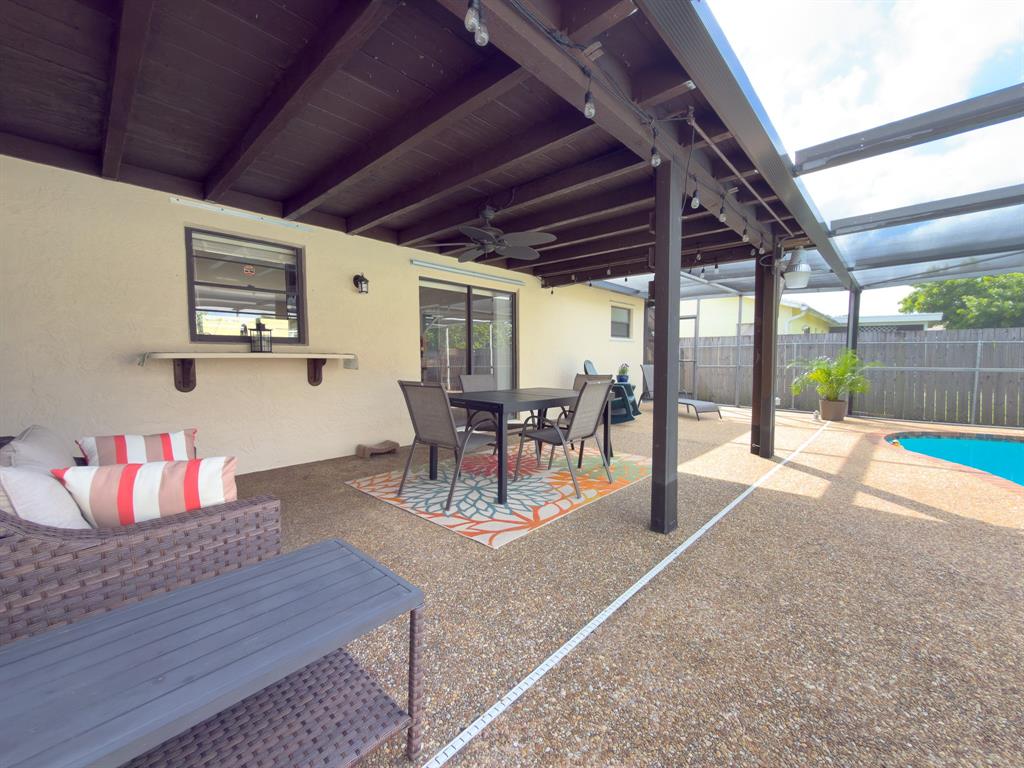 4941 Southwest 10th Street Margate, FL 33068 - Photo 38 of 56 Covered patio