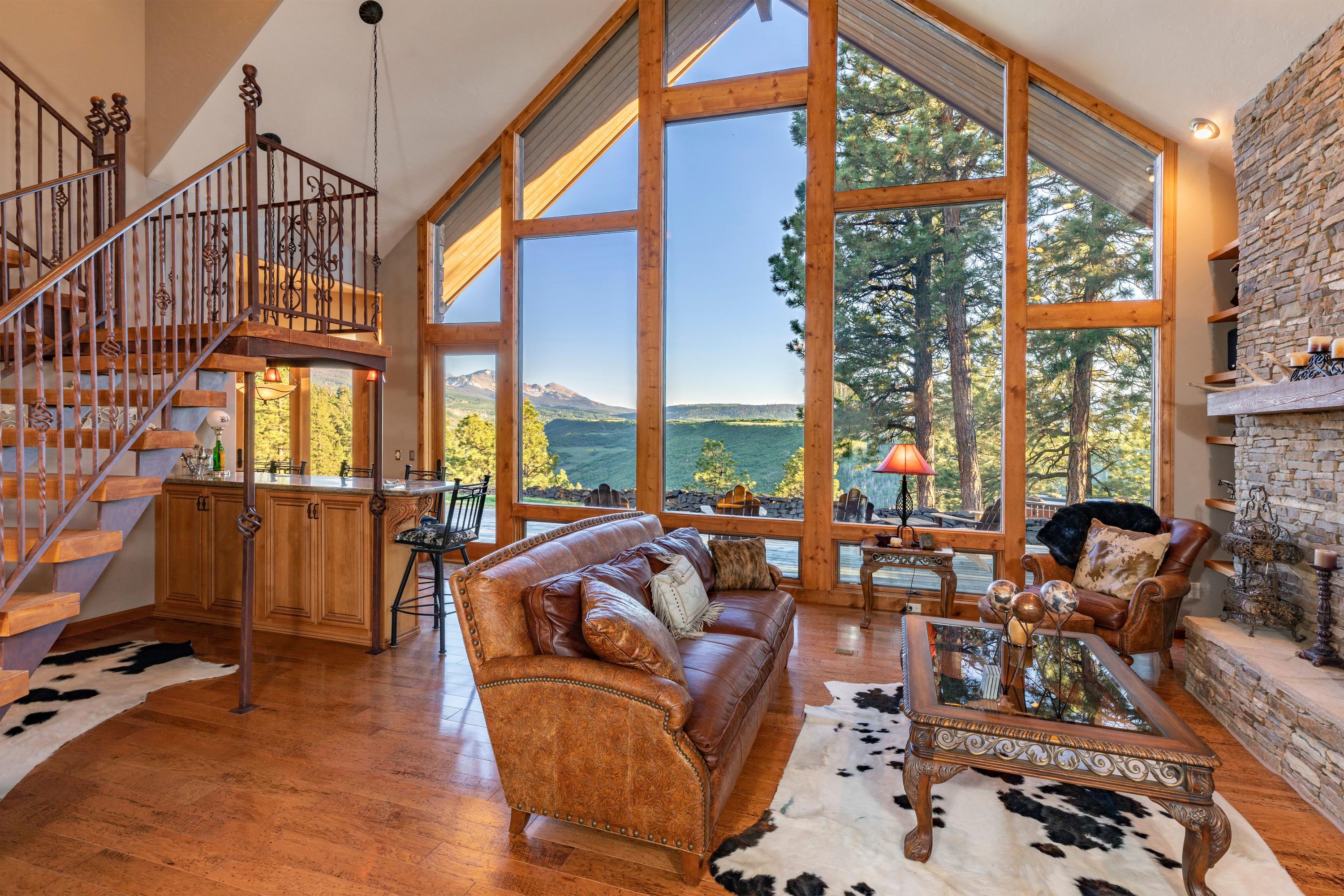 71 South Point Road Placerville, CO 81430 - Photo 4 of 41 living room view