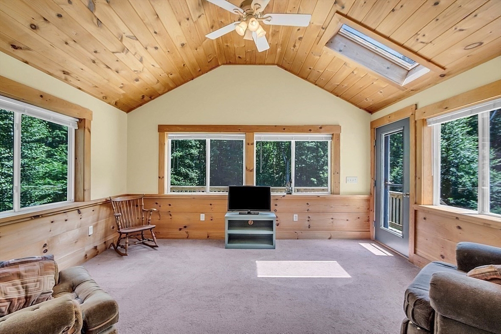 371 Walnut Hill Road Orange, MA 01364 - Photo 17 of 41 a living room with furniture and large windows