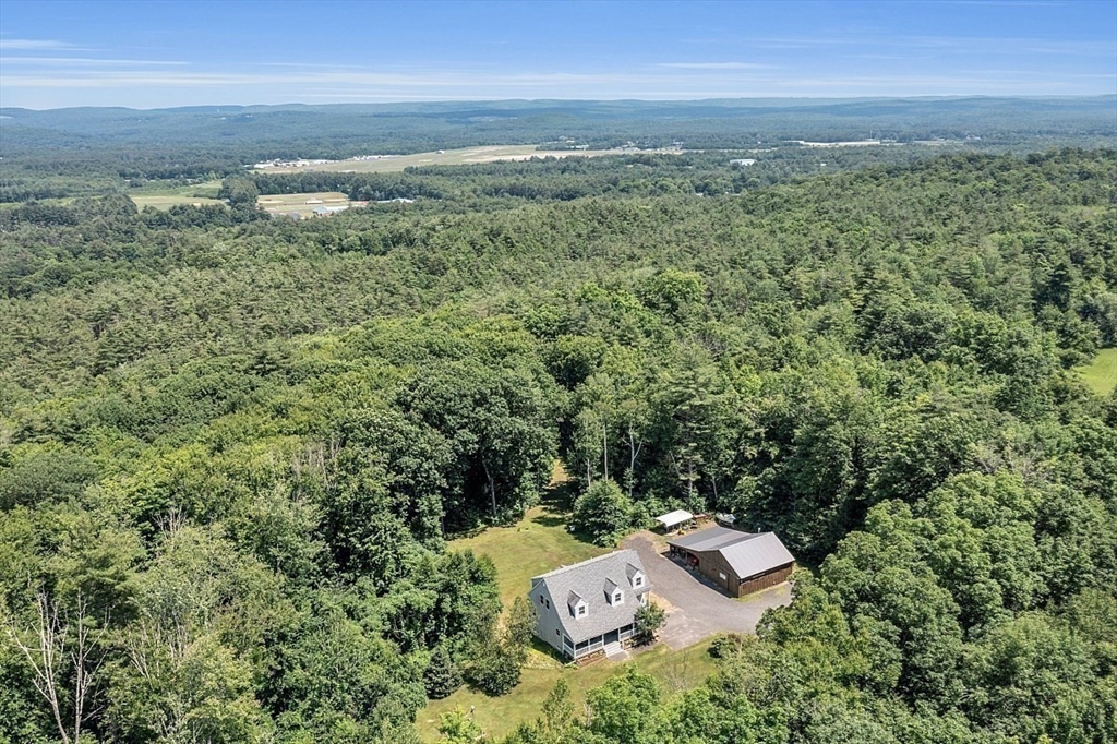 371 Walnut Hill Road Orange, MA 01364 - Photo 9 of 41 an aerial view of a house with a yard
