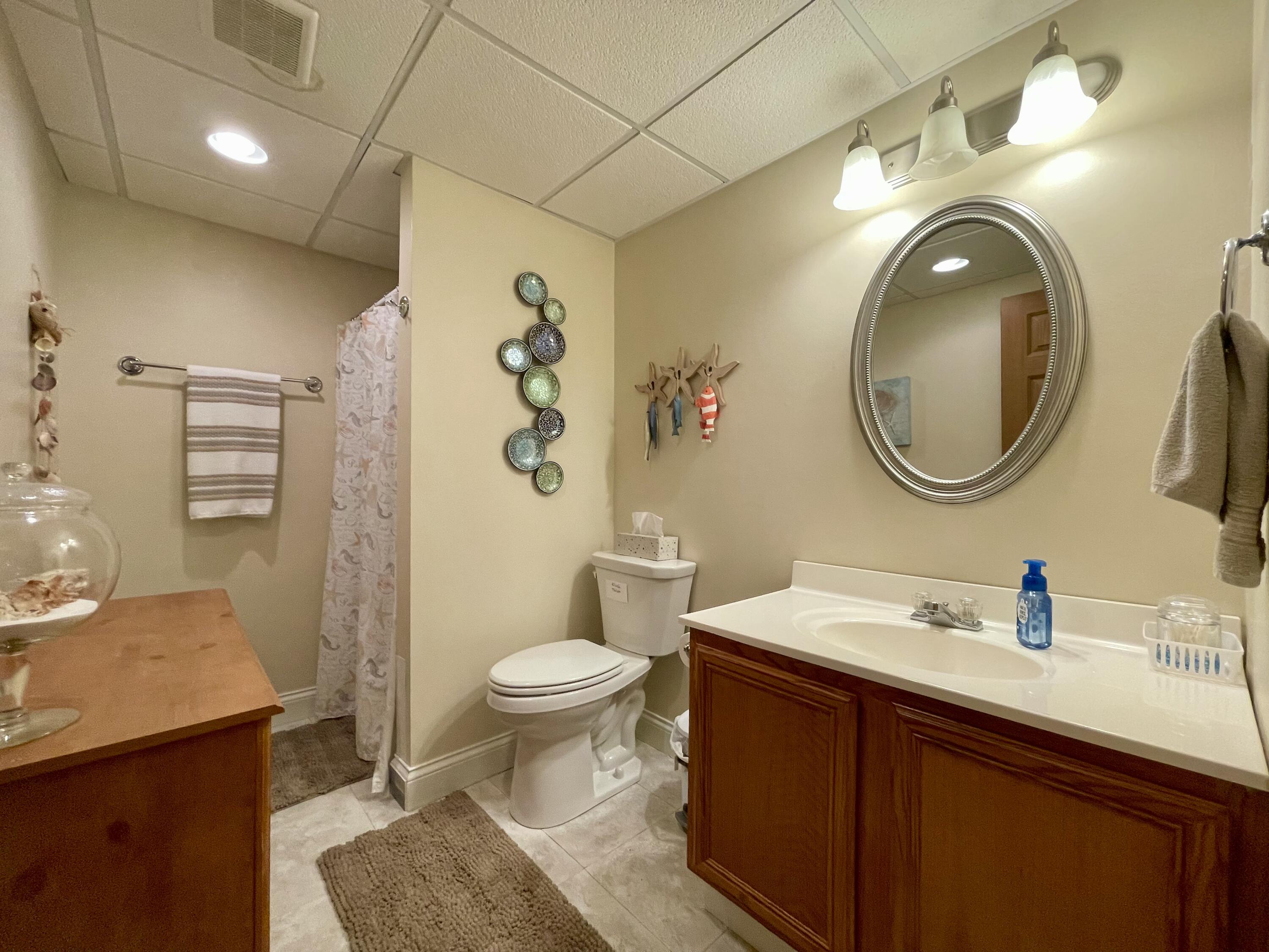 1001 Institute Street Valparaiso, IN 46383 - Photo 10 of 20 a bathroom with a sink a toilet and a mirror