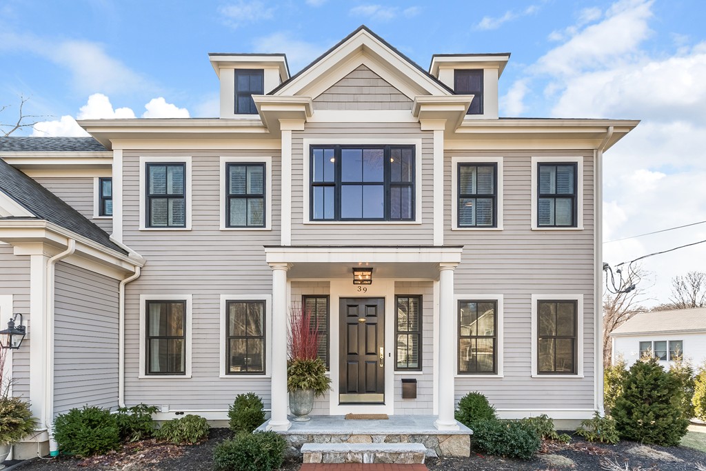 39 Middleby Road Lexington, MA 02421 - Photo 1 of 29 a view of a white house with large windows