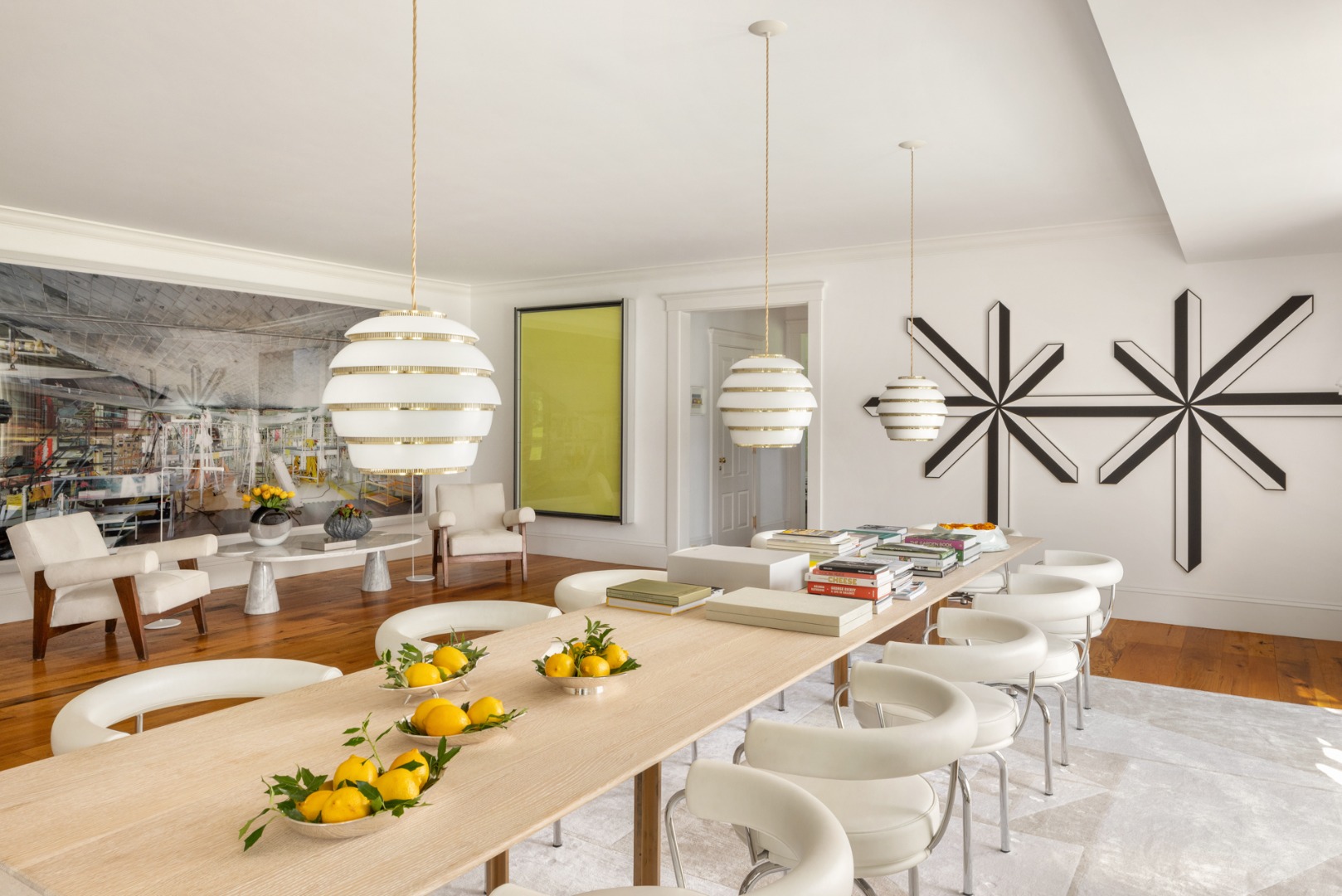 41 Cobbs Hill Road Chilmark, MA 02535 - Photo 13 of 46 a dining room with furniture and wooden floor