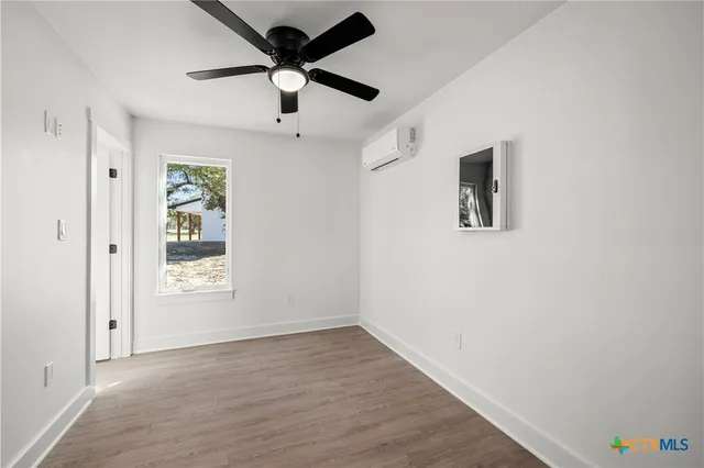 wooden floor in an empty room