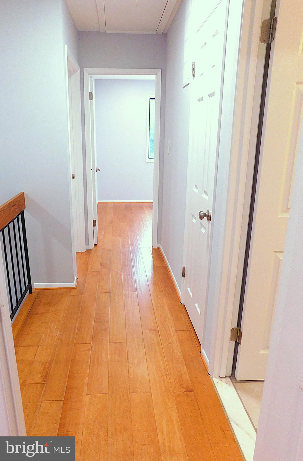 2241 Cartwright Place Reston, VA 20191 - Photo 26 of 40 Upper Hallway, recessed lites, attic access, Hdwds