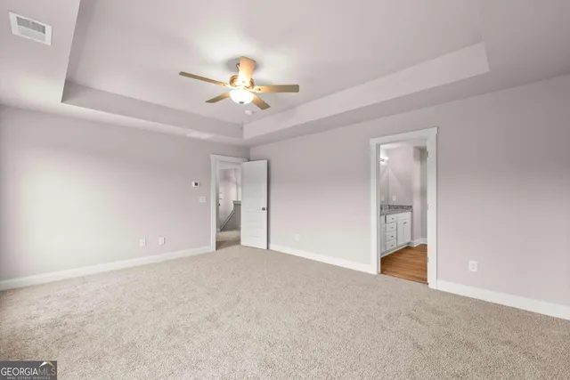 a view of an empty room