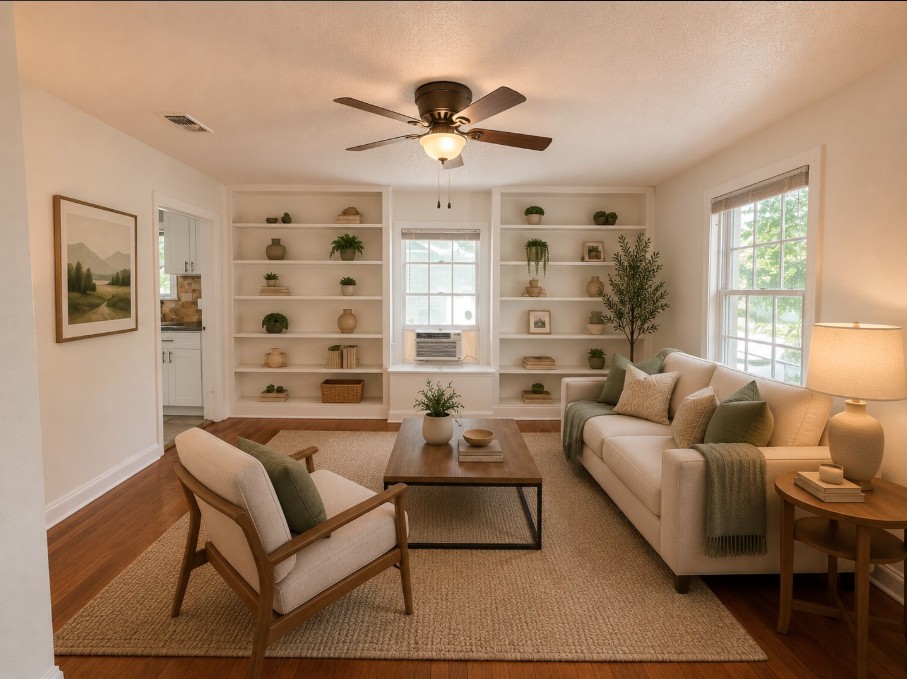 819 East 31st Street Austin, TX 78705 - Photo 3 of 19 a living room with furniture and a large window