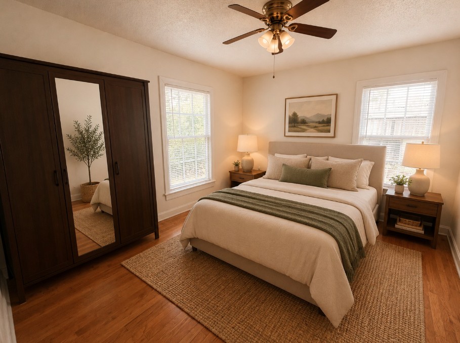 819 East 31st Street Austin, TX 78705 - Photo 8 of 19 a bedroom with a bed and a window
