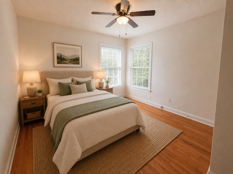 819 East 31st Street Austin, TX 78705 - Photo 10 of 19 a bedroom with a bed and a window