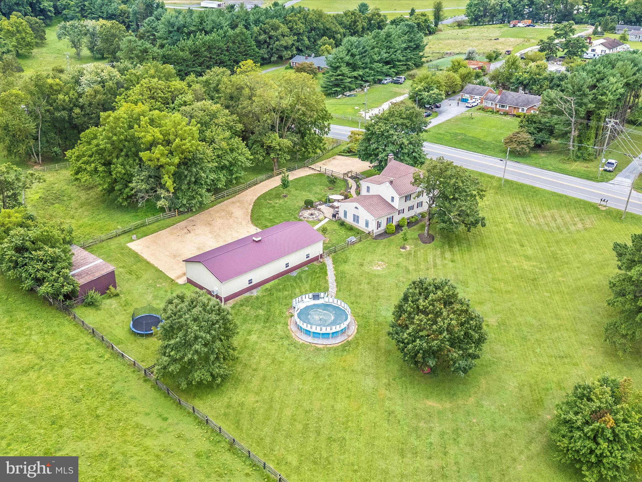 9000 Reichs Ford Road Frederick, MD 21704 - Photo 2 of 44 an aerial view of a house with a yard