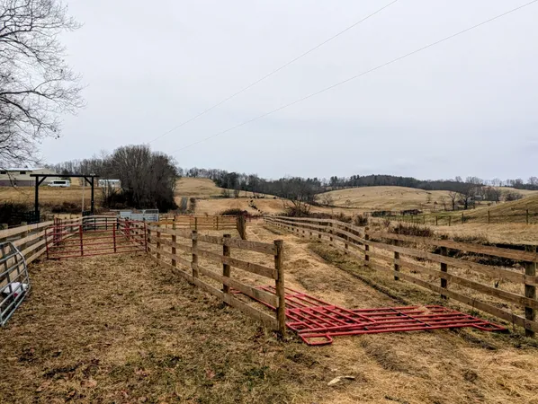 an outdoor space with seating