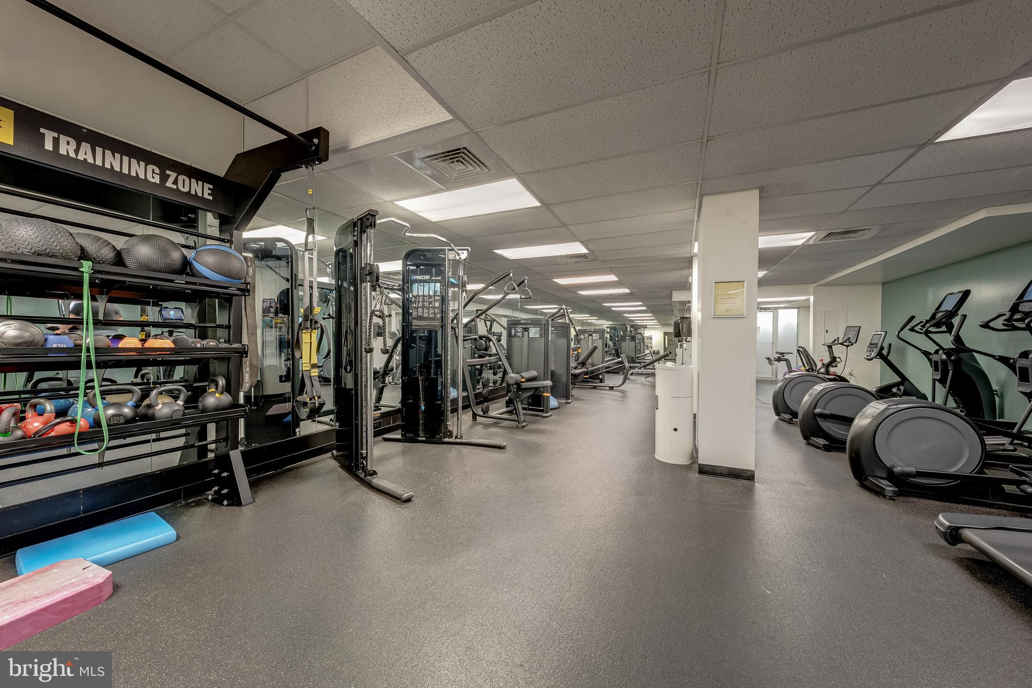 1200 North Nash Street, Unit 549 Arlington, VA 22209 - Photo 56 of 70 a view of a room with gym equipment