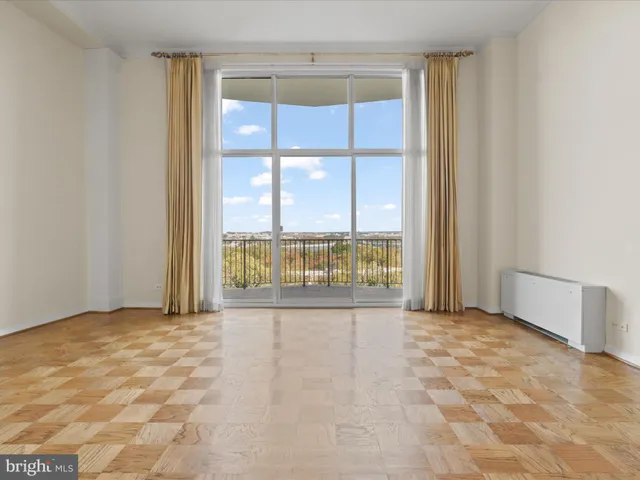 a view of hallway with a window