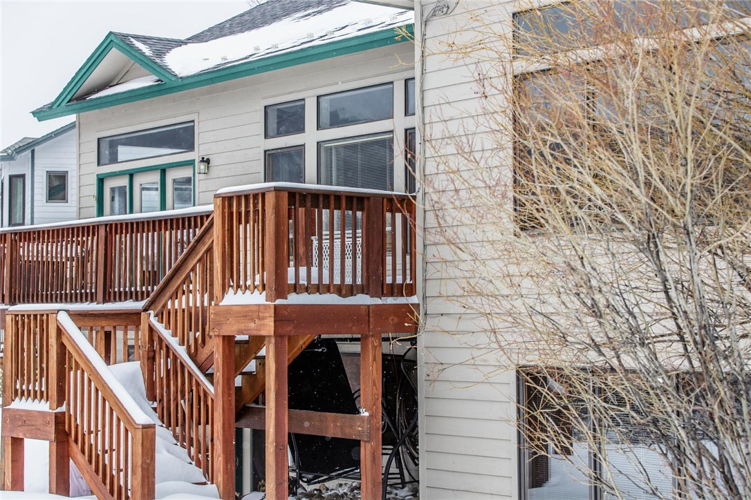 718 Eveningstar Road Silverthorne, CO 80498 - Photo 18 of 21 Back Deck..looks to the Golf Course