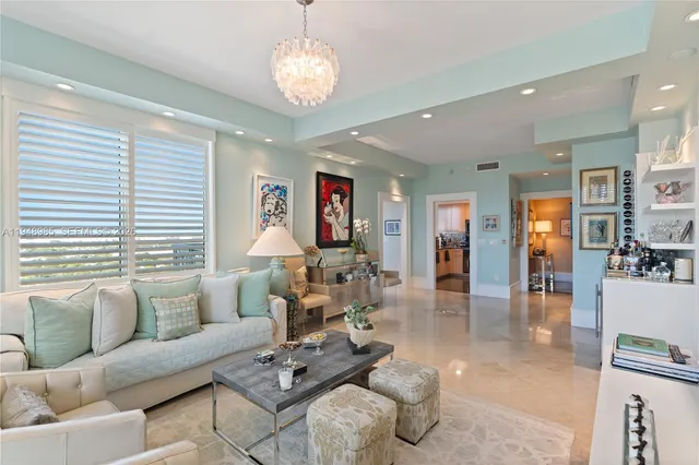 a view of a large building with a city view