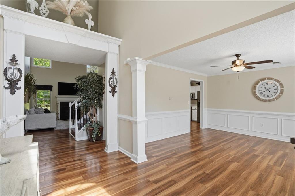 3675 Falls Trail Winston, GA 30187 - Photo 4 of 47 a view of a livingroom with wooden floor