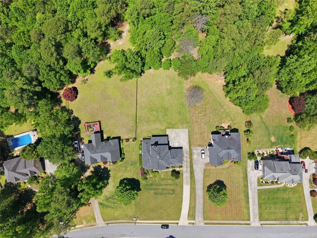 3675 Falls Trail Winston, GA 30187 - Photo 42 of 47 an aerial view of residential houses with outdoor space and street view