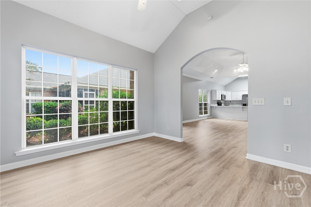 11 Wild Heron Villas Road Savannah, GA 31419 - Photo 16 of 45 Fabulous sunroom with vaulted ceiling.