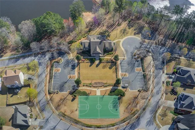 a bird view of the house