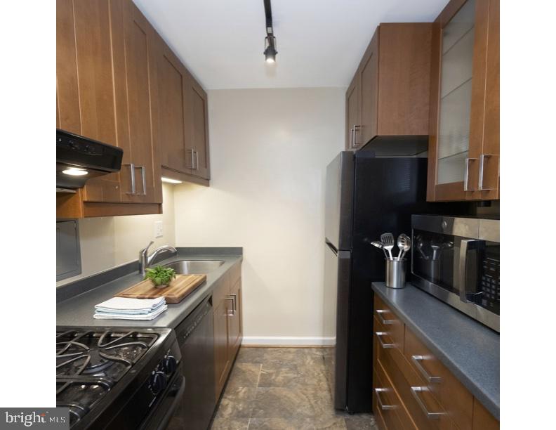 Sleek kitchen with modern finishes.