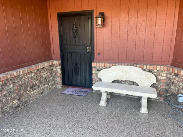 a room with a table and chair