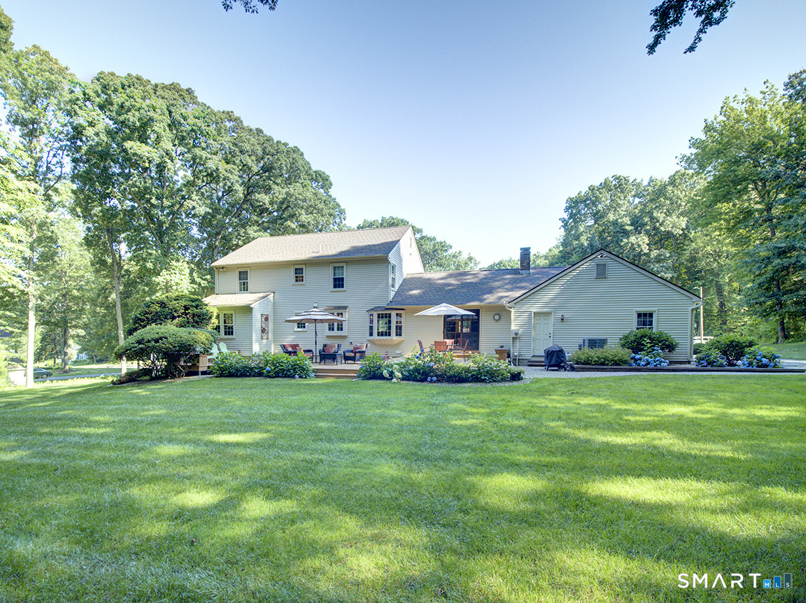 19 East Ridge Court Cheshire, CT 06410 - Photo 5 of 39 View to houuse from back of yard.