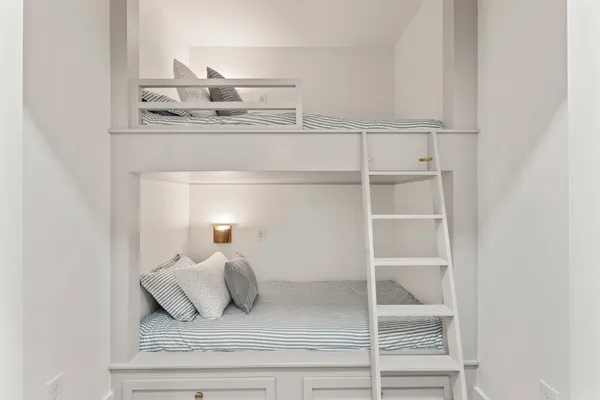 a close view of closet
