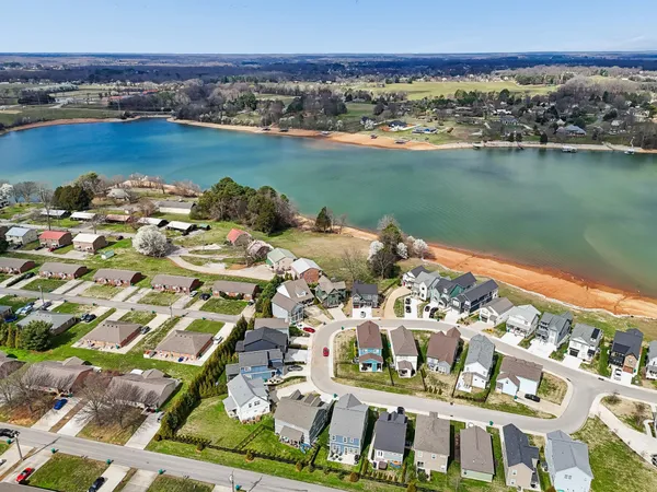 a view of a city with an ocean