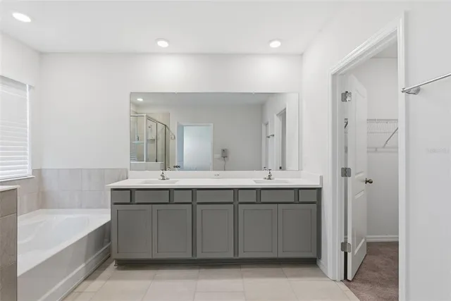 a view of a swimming pool with an ocean view