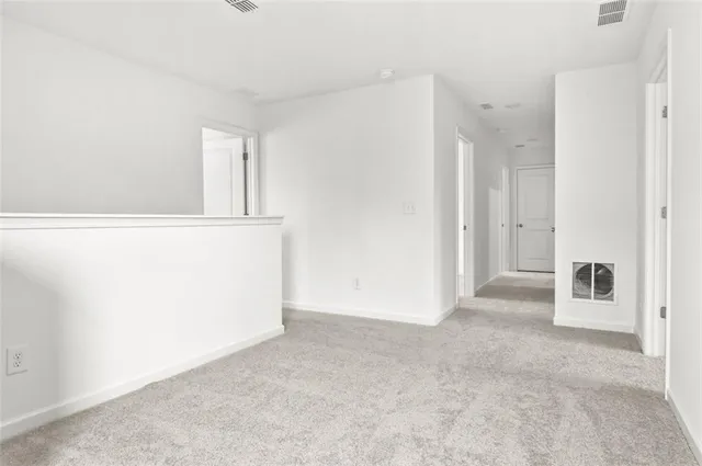 a view of empty room