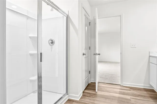 a view of a bathroom