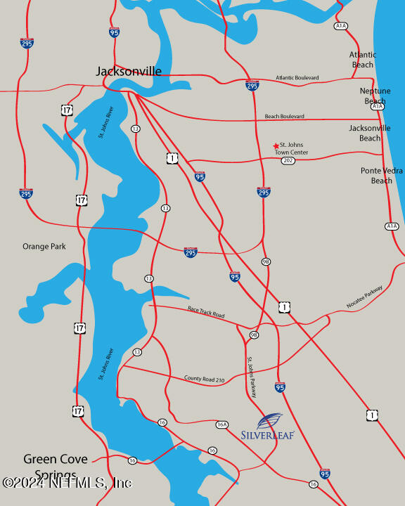 433 Watervale Drive St. Augustine, FL 32092 - Photo 66 of 66 map of Silverleaf