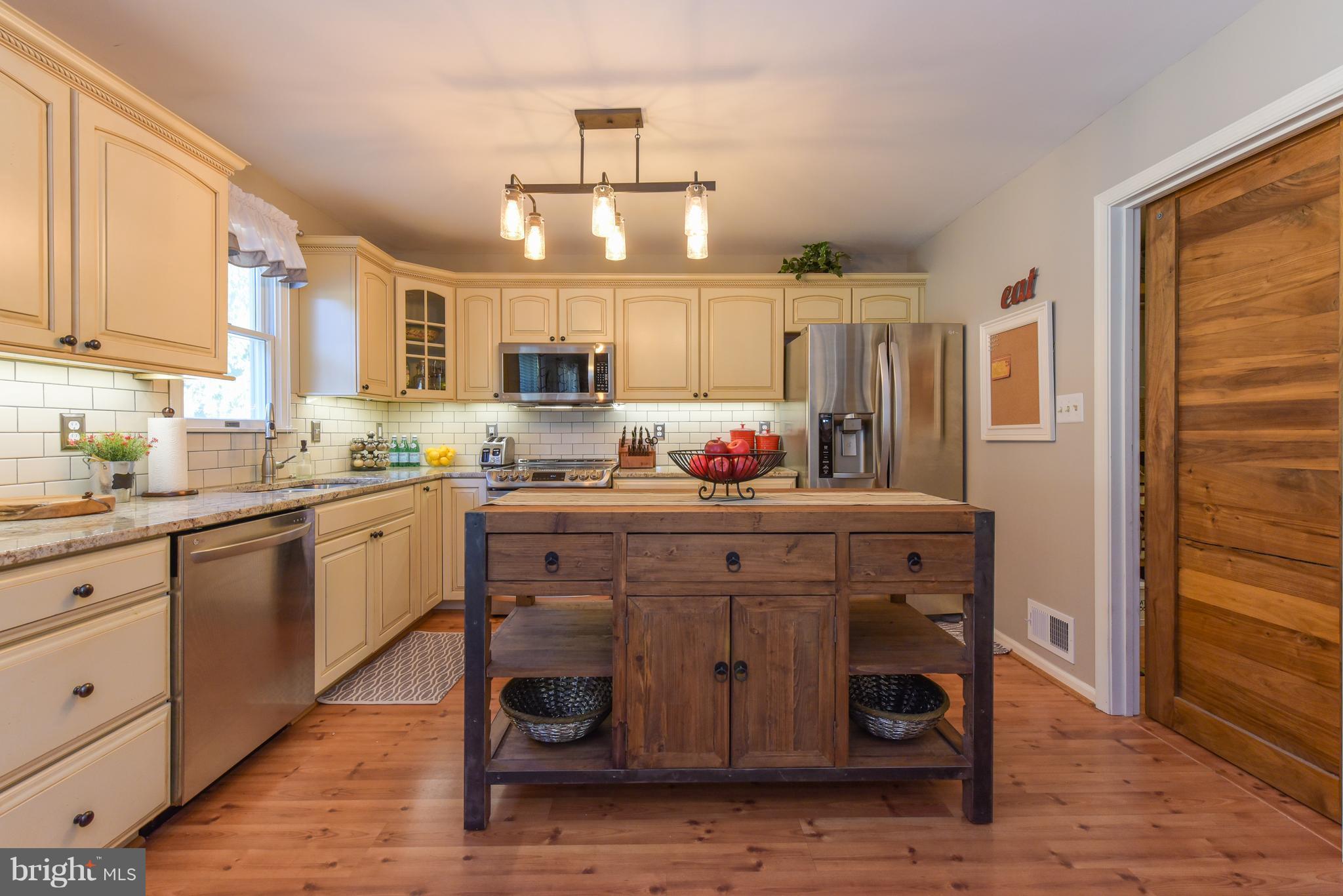 2641 Leslie Road Mount Airy, MD 21771 - Photo 11 of 30 Kitchen w/ Custom Farmhouse Island