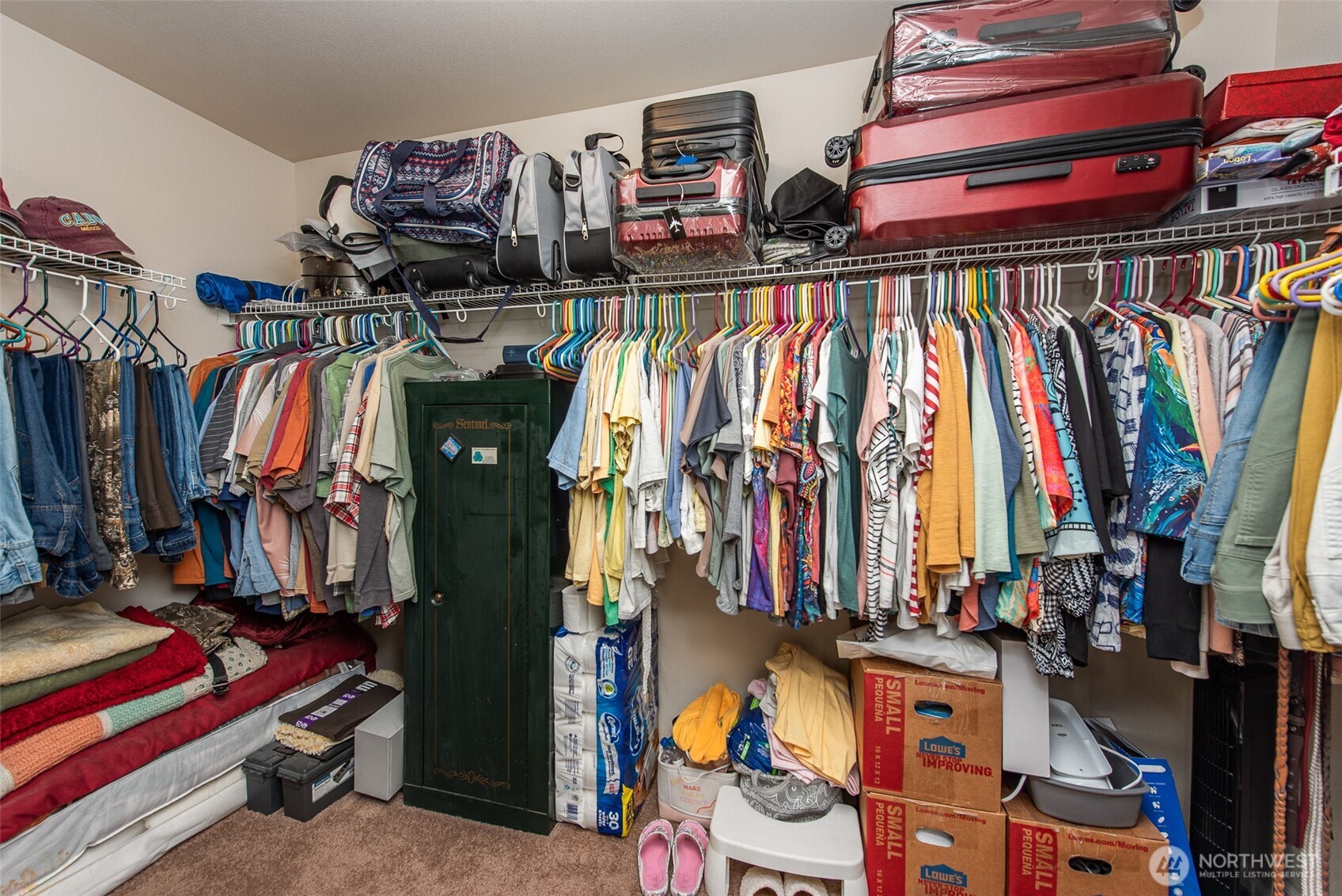 192 Michael Earl Way Sequim, WA 98382 - Photo 26 of 40 a view of walk in closet with clothes and shoes