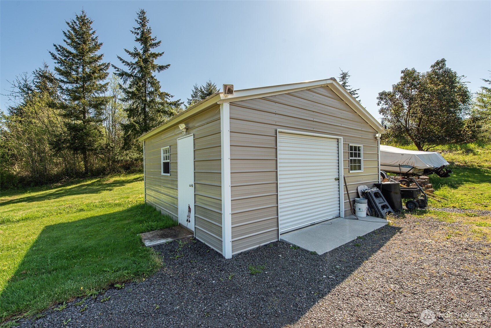 192 Michael Earl Way Sequim, WA 98382 - Photo 32 of 40 a view of a house with a yard