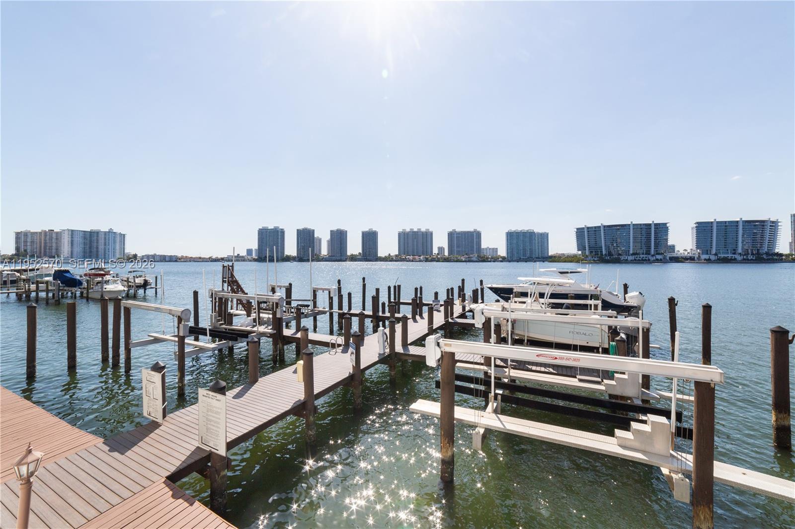 18000 North Bay Road, Unit 404 Sunny Isles Beach, FL 33160 - Photo 36 of 40 Marina slips can be leased from the Association when available.